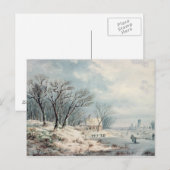 Landschap: Winter Briefkaart (Voorkant / Achterkant)