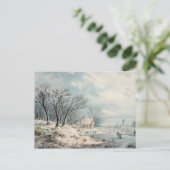 Landschap: Winter Briefkaart (Staand voorkant)