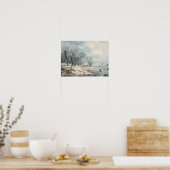 Landschap: Winter Poster (Keuken)