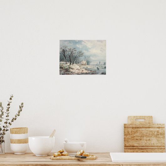 Landschap: Winter Poster (Keuken)