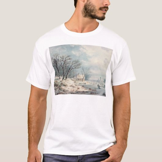 Landschap: Winter T-shirt (Voorkant)