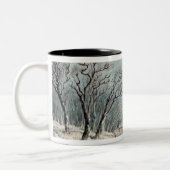 Landschap: Winter Tweekleurige Koffiemok (Links)