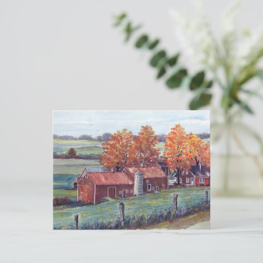 Landschap Wisconsin — briefkaart (Staand voorkant)