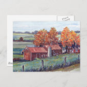 Landschap Wisconsin — briefkaart (Voorkant / Achterkant)