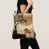 Landschap woestijnbomen tote bag (Dichtbij)