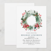 Landschap Wreater Forest CHRISTMAS HOLIDAY LUNCHEO Kaart (Voorkant / Achterkant)