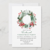 Landschap Wreater Forest VIRTUAL kerstparty Kaart (Voorkant)