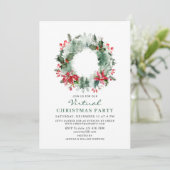 Landschap Wreater Forest VIRTUAL kerstparty Kaart (Staand voorkant)