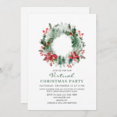 Landschap Wreater Forest VIRTUAL kerstparty Kaart (Voorkant / Achterkant)