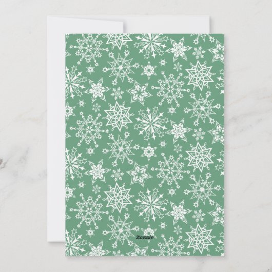 Landschap Wreath Holly Berry Pine Forest Kerstmis Feestdagenkaart (Achterkant)