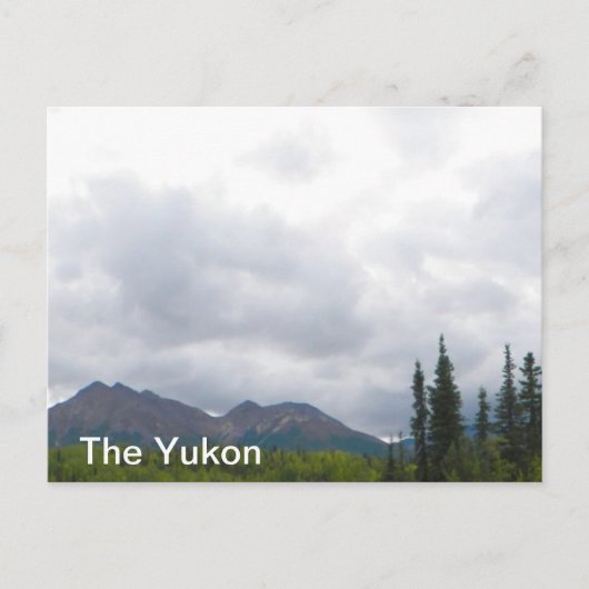 Landschap Yukon Briefkaart (Voorkant)