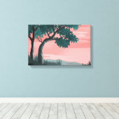 Landschap | Zazzle_Growshop. Canvas Afdruk (Insitu (Houten vloer))