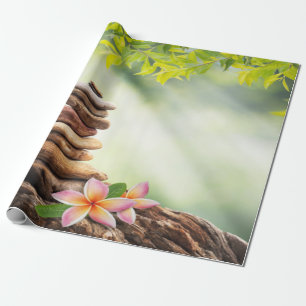 Landschap, Zen Stones, Flowers Cadeaupapier