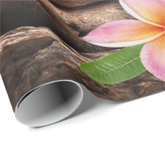 Landschap, Zen Stones, Flowers Cadeaupapier (Rol Hoek)