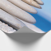 Landschap, Zen Stones, Gold Tree Silhouette Cadeaupapier (Hoek)