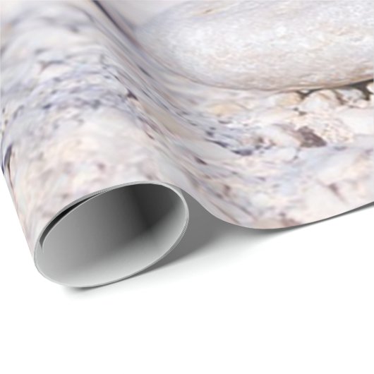 Landschap, Zen Stones, Gold Tree Silhouette Cadeaupapier (Rol Hoek)