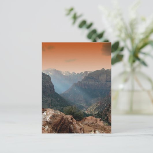 Landschap Zion National Park Briefkaart (Staand voorkant)