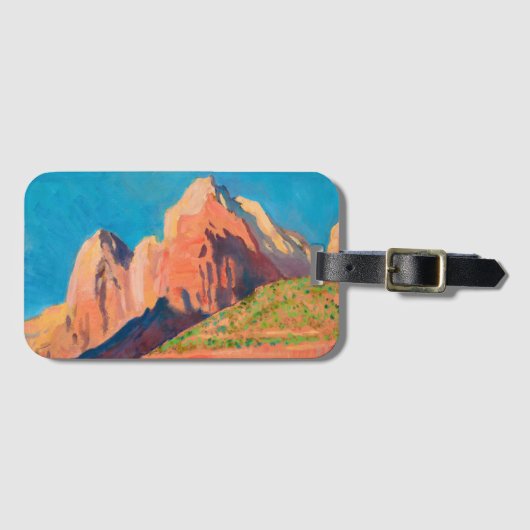 Landschap Zion National Park van Maynard Dixon Bagagelabel (Voorkant (horizontaal))