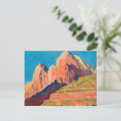 Landschap Zion National Park van Maynard Dixon Briefkaart (Staand voorkant)