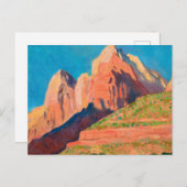 Landschap Zion National Park van Maynard Dixon Briefkaart (Voorkant / Achterkant)