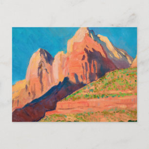 Landschap Zion National Park van Maynard Dixon Briefkaart