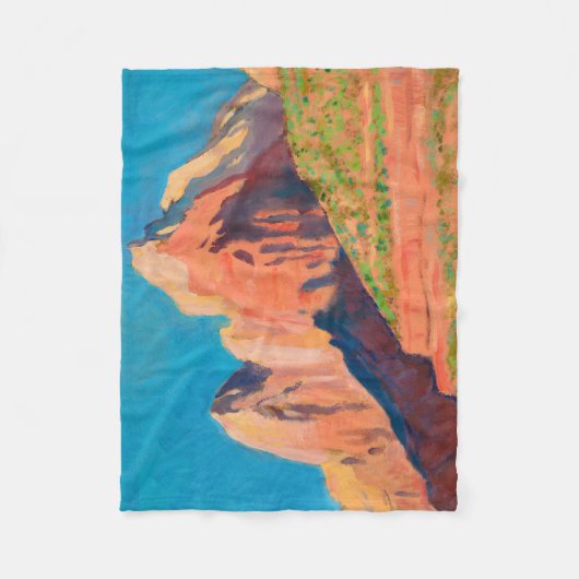Landschap Zion National Park van Maynard Dixon Fleece Deken (Voorkant)