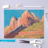Landschap Zion National Park van Maynard Dixon Tissuepapier (Craft)
