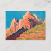 Landschap Zion National Park van Maynard Dixon Visitekaartje (Voorkant)