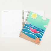 Landschap zomervakantie planner (Display)