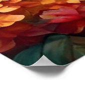 Landschap Zonsondergang Modern Art Poster (Hoek)