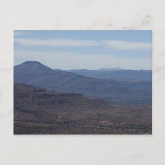 Landschap Zuid-Afrika Briefkaart (Voorkant)