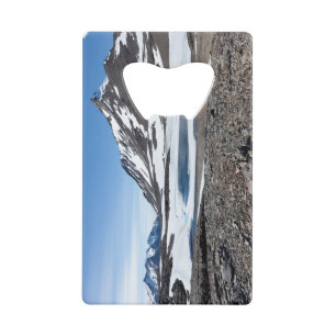 Landschap Zuid-Georgië Creditkaart Flessenopener
