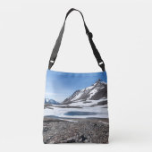Landschap Zuid-Georgië Crossbody Tas (Achterkant)