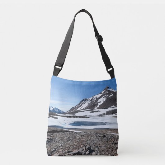 Landschap Zuid-Georgië Crossbody Tas (Voorkant)