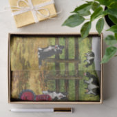 Landschap zuivelfabriek tissuepapier (Geschenk)