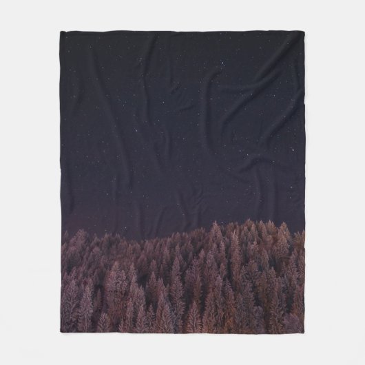 LANDSCHAPE FOTO VAN BOMEN FLEECE DEKEN (Voorkant)