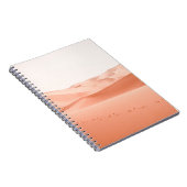 LANDSCHAPE FOTOGRAFIE VAN HET DESSERT NOTITIEBOEK (Rechterzijde)