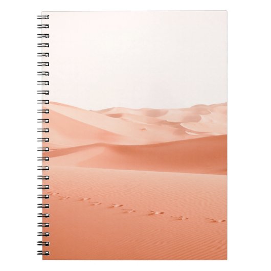 LANDSCHAPE FOTOGRAFIE VAN HET DESSERT NOTITIEBOEK (Voorkant)