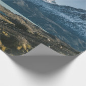 LANDSCHAPE FOTOGRAFIE VAN ZWARTE EN WITTE MOUNTAIN CADEAUPAPIER (Hoek)