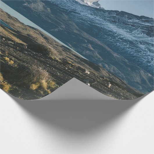 LANDSCHAPE FOTOGRAFIE VAN ZWARTE EN WITTE MOUNTAIN CADEAUPAPIER (Hoek)