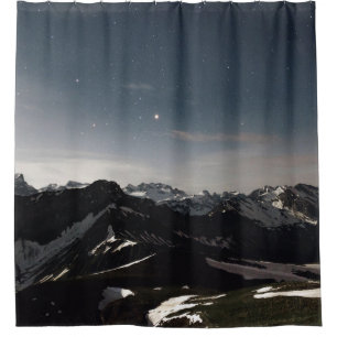 LANDSCHAPE FOTOGRAFIE VAN ZWARTE EN WITTE MOUNTAIN DOUCHEGORDIJN