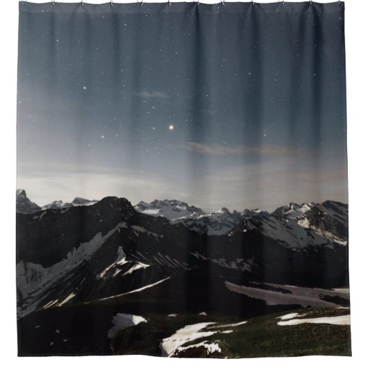 LANDSCHAPE FOTOGRAFIE VAN ZWARTE EN WITTE MOUNTAIN DOUCHEGORDIJN (Voorkant)