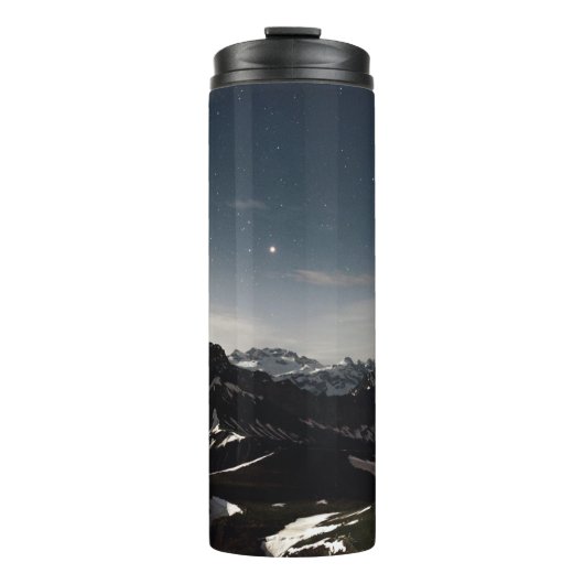 LANDSCHAPE FOTOGRAFIE VAN ZWARTE EN WITTE MOUNTAIN THERMOSBEKER (Voorkant)