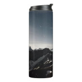 LANDSCHAPE FOTOGRAFIE VAN ZWARTE EN WITTE MOUNTAIN THERMOSBEKER (Gedraaid links)