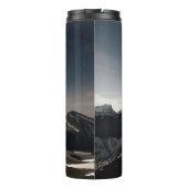LANDSCHAPE FOTOGRAFIE VAN ZWARTE EN WITTE MOUNTAIN THERMOSBEKER (Achterkant)