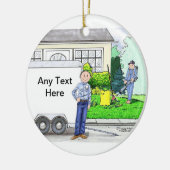 Landschaper - Male Keramisch Ornament (Links)