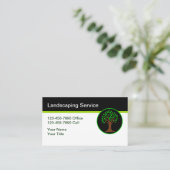 Landschappelijk eenvoudig visitekaartje (Staand voorkant)