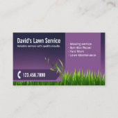 Landschappelijk landschappelijk ontwerp voor grasz visitekaartje (Voorkant)