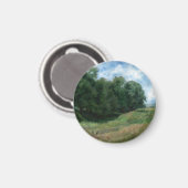 Landschappelijk Landschaps Pad – Vintage Landschap Magneet (Voorkant / Achterkant)