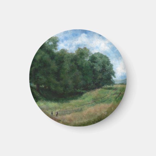 Landschappelijk Landschaps Pad – Vintage Landschap Magneet (Voorkant)